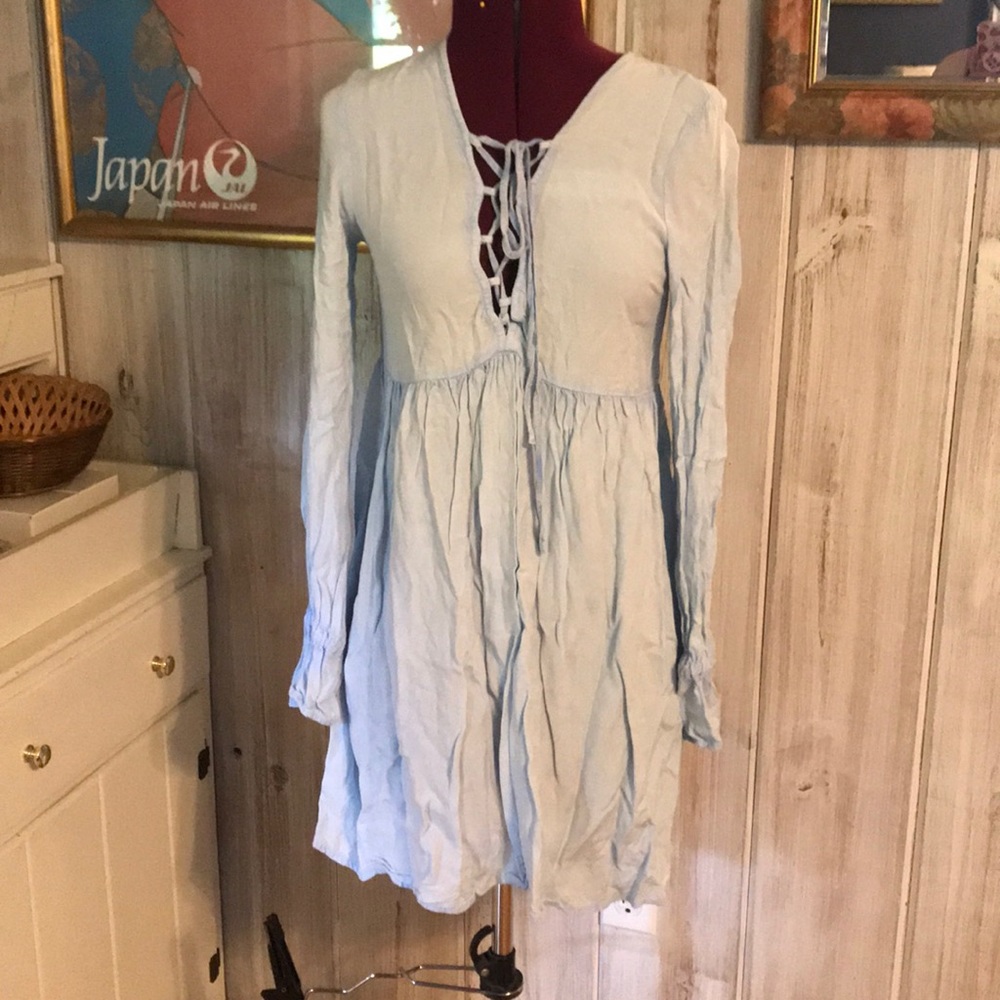 Blue dress